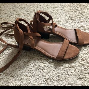 Suede Tie Up Sandals🌞